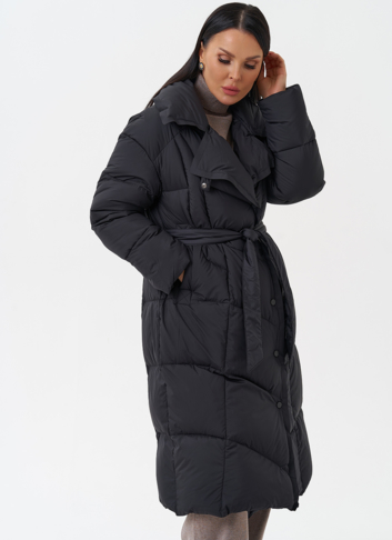 Женский пуховик с капюшоном 