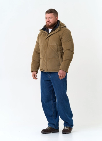 Мужской пуховик с капюшоном фото