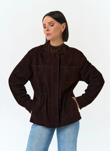 Жакет из натуральной замши