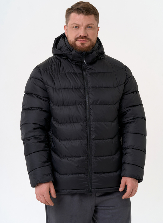 Мужской пуховик черного цвета
